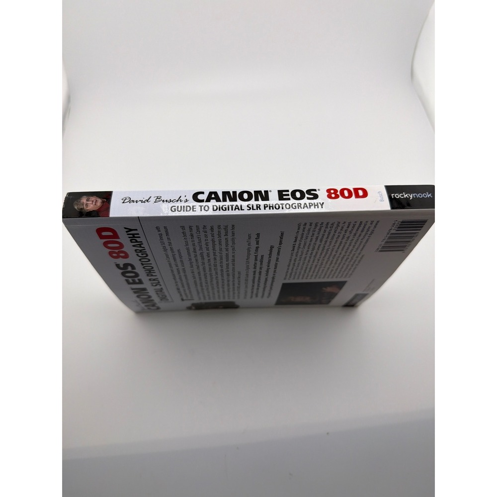 David Busch Canon EOS 80D Digital SLR Photography Guide Paperback - Picture 3 of 5